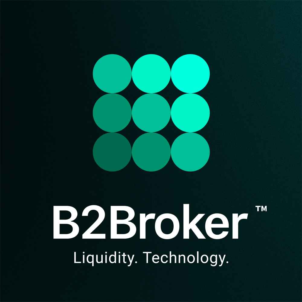 B2Broker logo picture.
